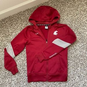 Nike womens Washington State University therma-fit hoodie sz S